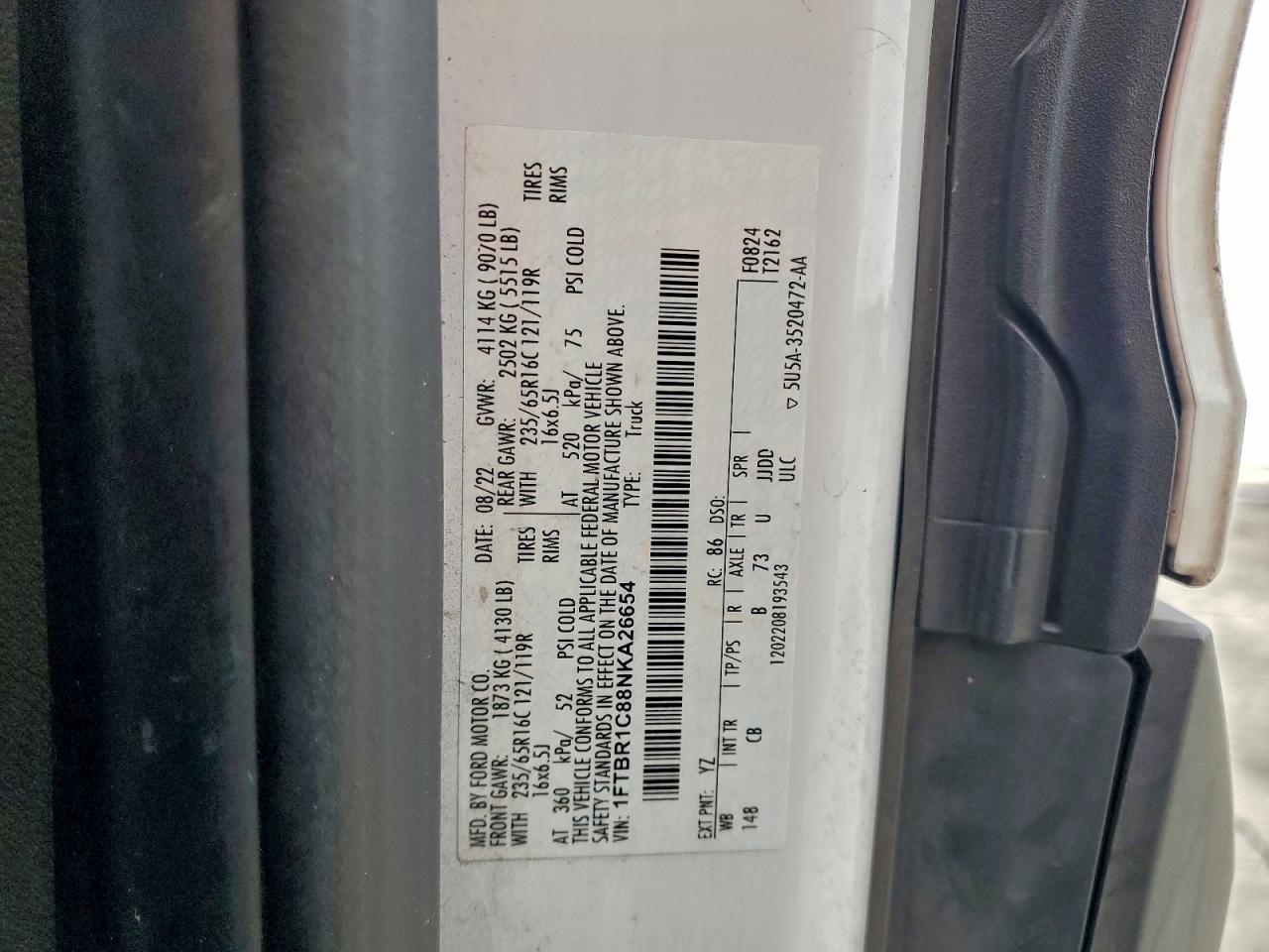 2022 Ford Transit T-250 Delivery Van