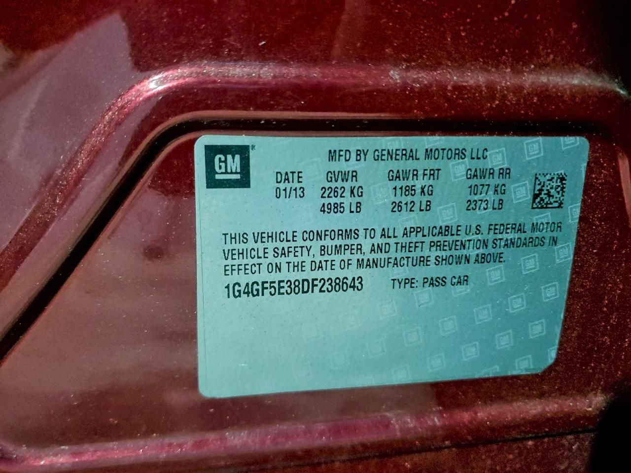 2013 Buick Lacrosse Premium