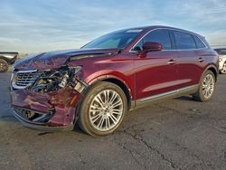 Lincoln salvage cars for sale: 2018 Lincoln Mkx Reserve
