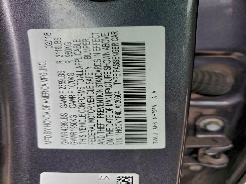 2018 Honda Accord ex