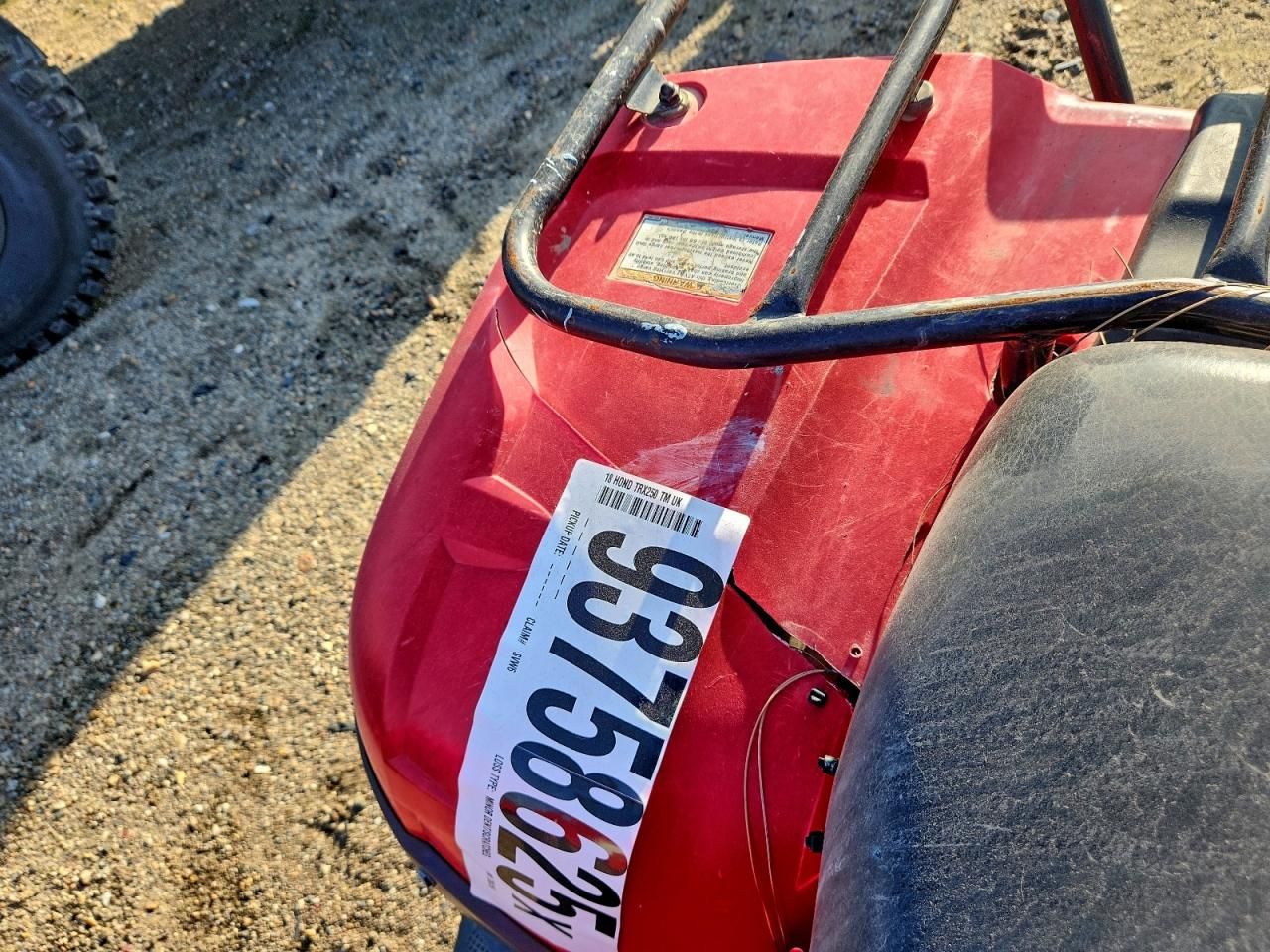 2018 Honda Fourtrax Recon ATV