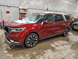 KIA salvage cars for sale: 2022 KIA Carnival ex