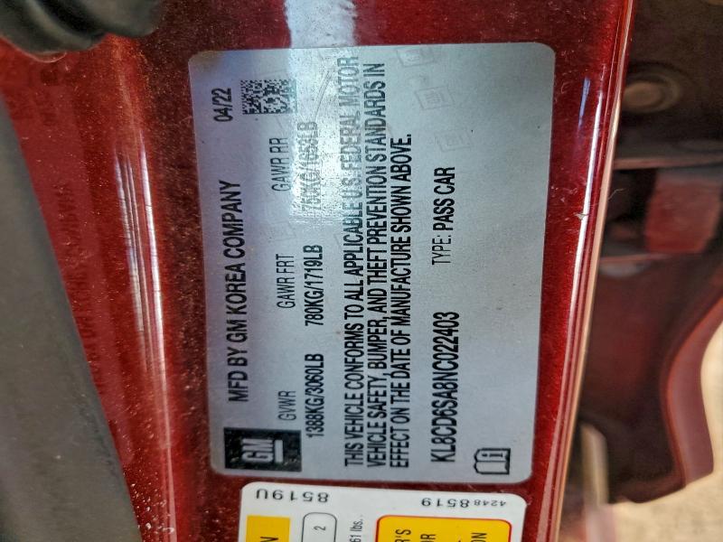 2022 Chevrolet Spark 1LT