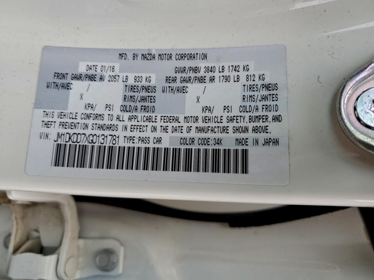 2016 Mazda Cx-3 Grand Touring