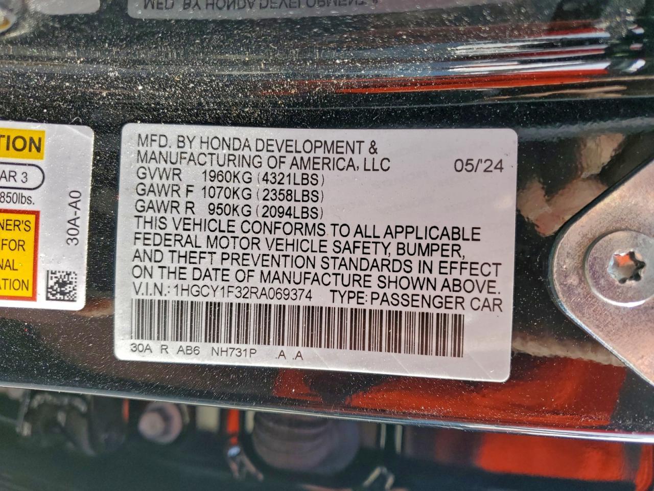 2024 Honda Accord ex