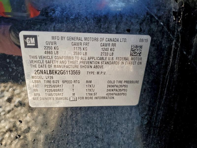 2016 Chevrolet Equinox ls