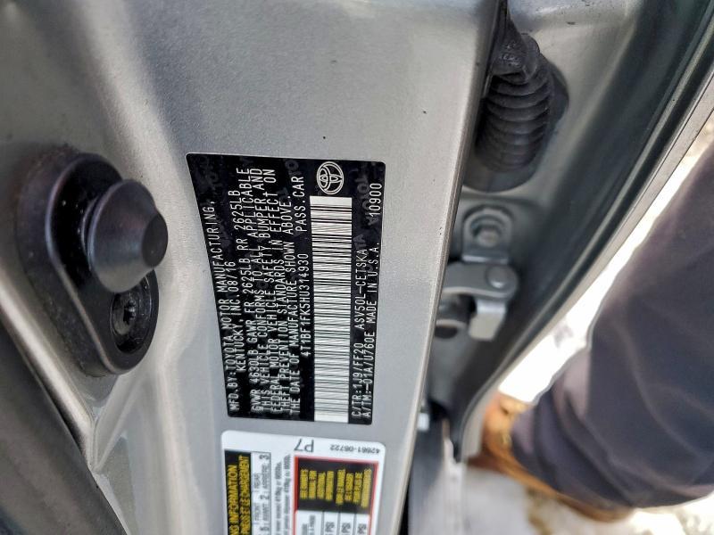 2017 Toyota Camry le