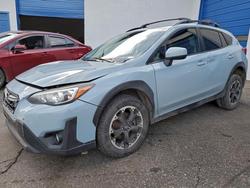 Subaru salvage cars for sale: 2021 Subaru Crosstrek Premium