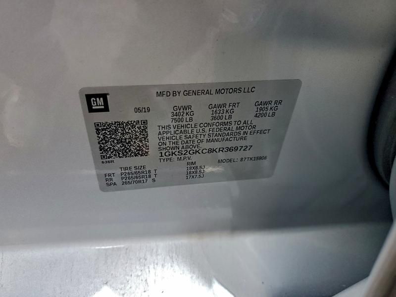 2019 GMC Yukon xl K1500 slt