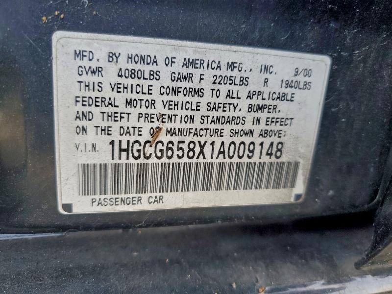 2001 Honda Accord ex