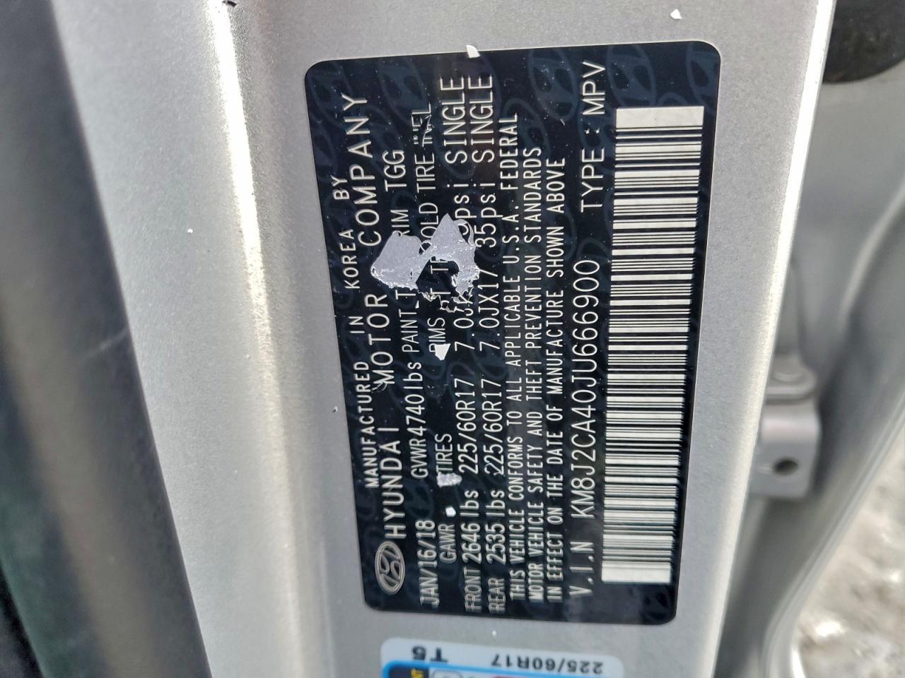 2018 Hyundai Tucson se