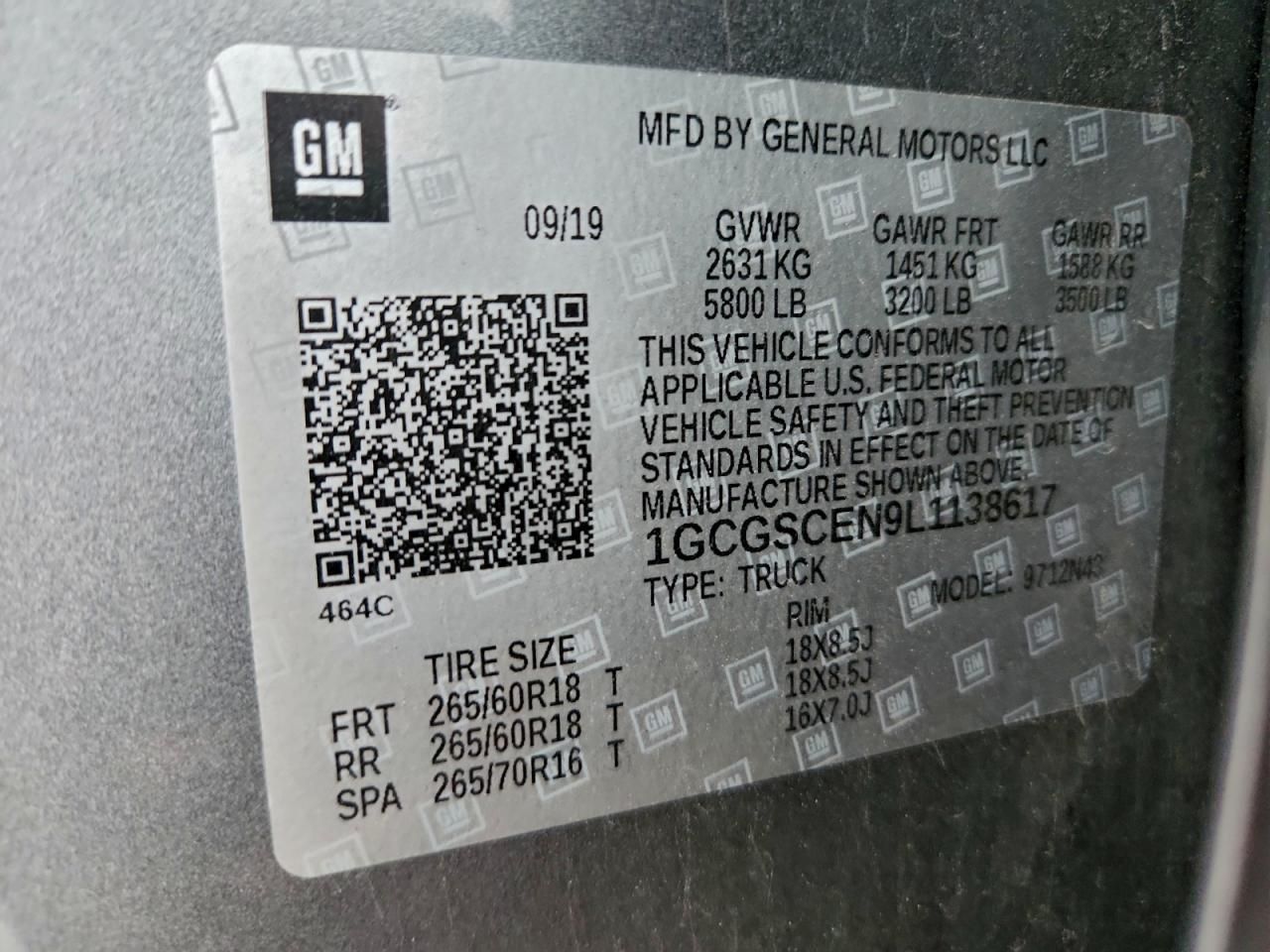 2020 Chevrolet Colorado lt