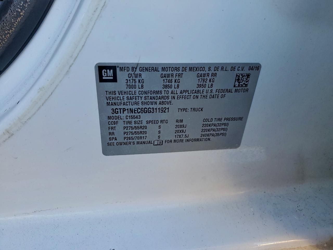 2016 GMC Sierra C1500 slt