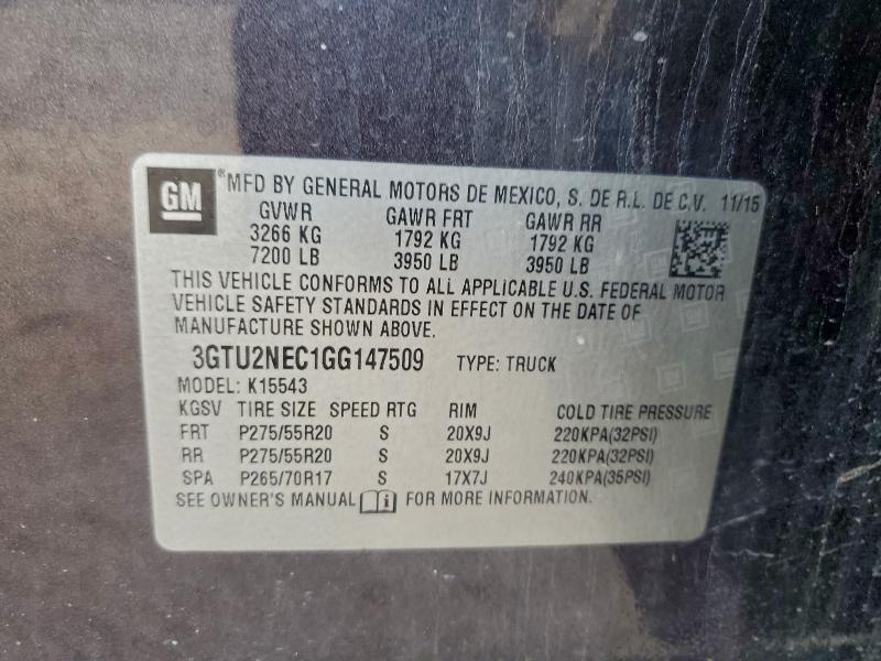 2016 GMC Sierra K1500 slt