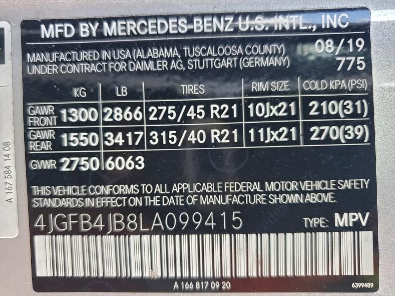 2020 Mercedes-Benz Gle 350