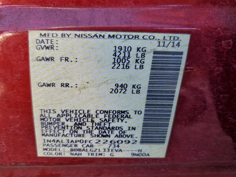 2015 Nissan Altima 2.5