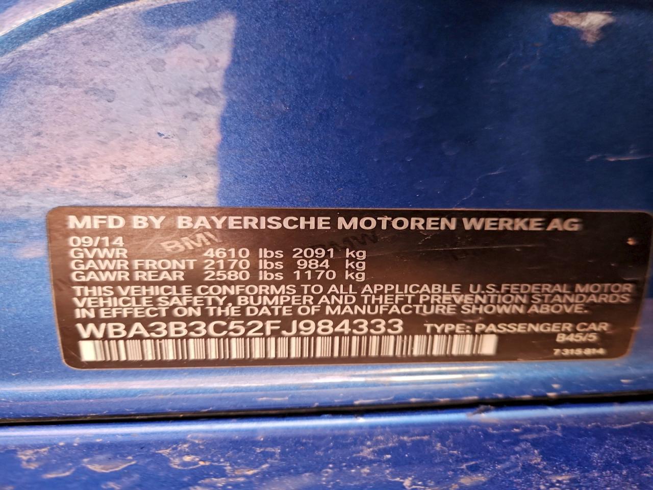 2015 BMW 328 xi
