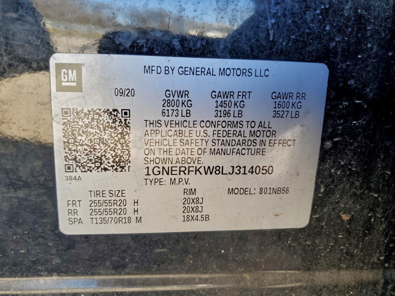 2020 Chevrolet Traverse ls