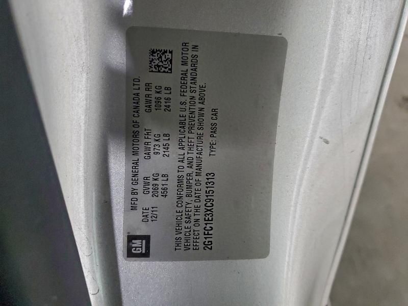 2012 Chevrolet Camaro lt