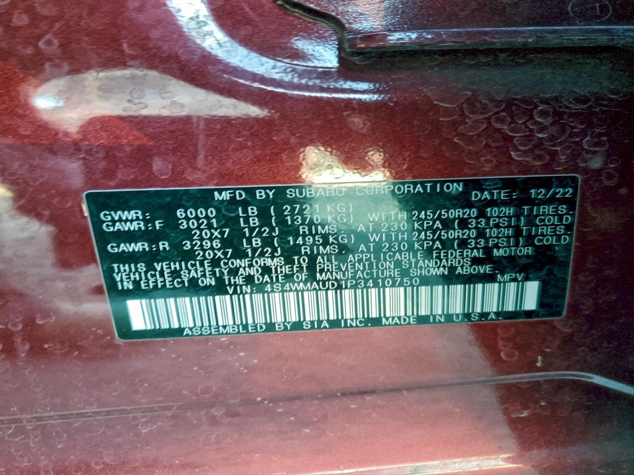 2023 Subaru Ascent Limited