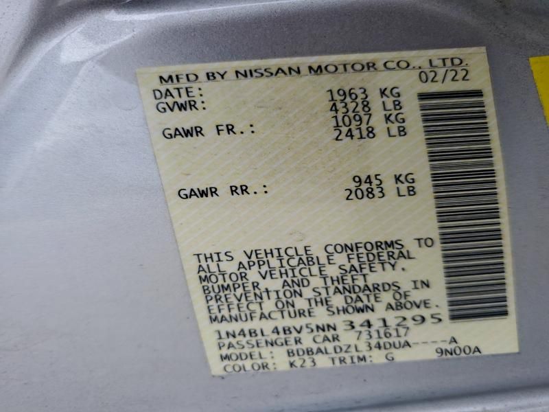 2022 Nissan Altima s