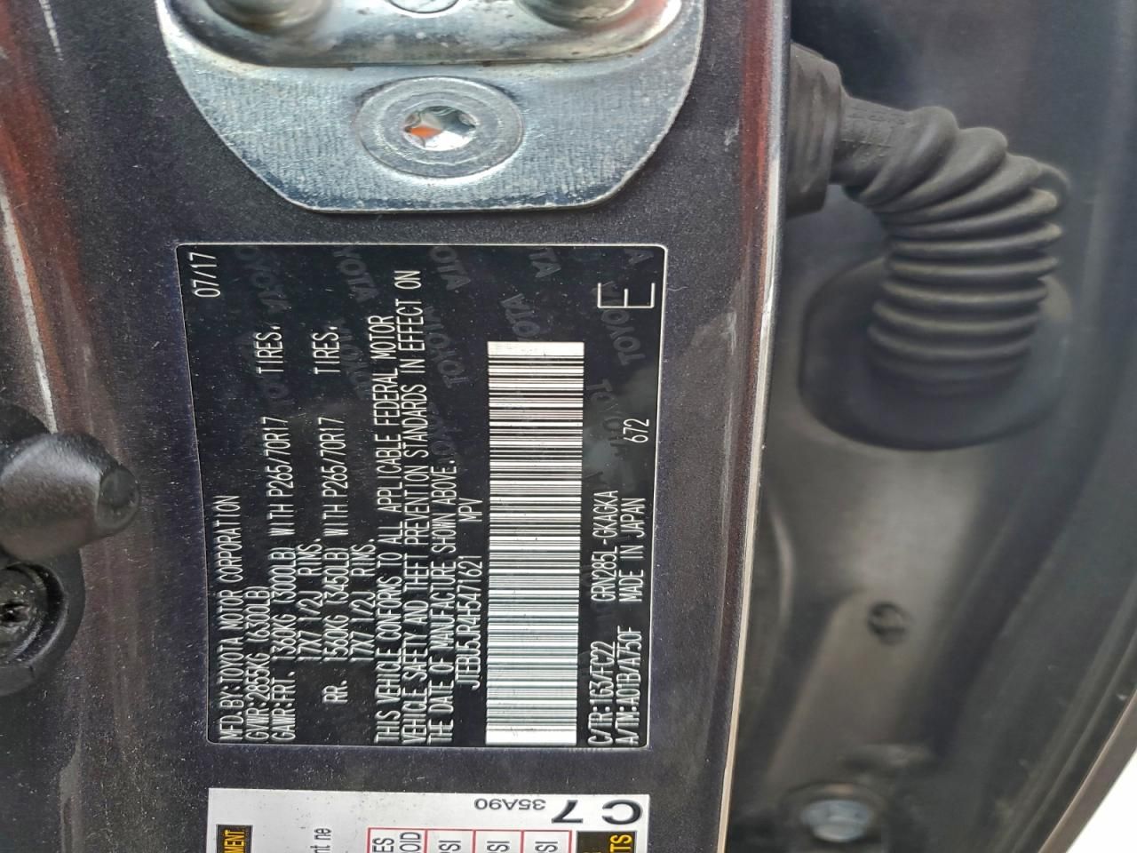 2017 Toyota 4runner Sr5/sr5 Premium