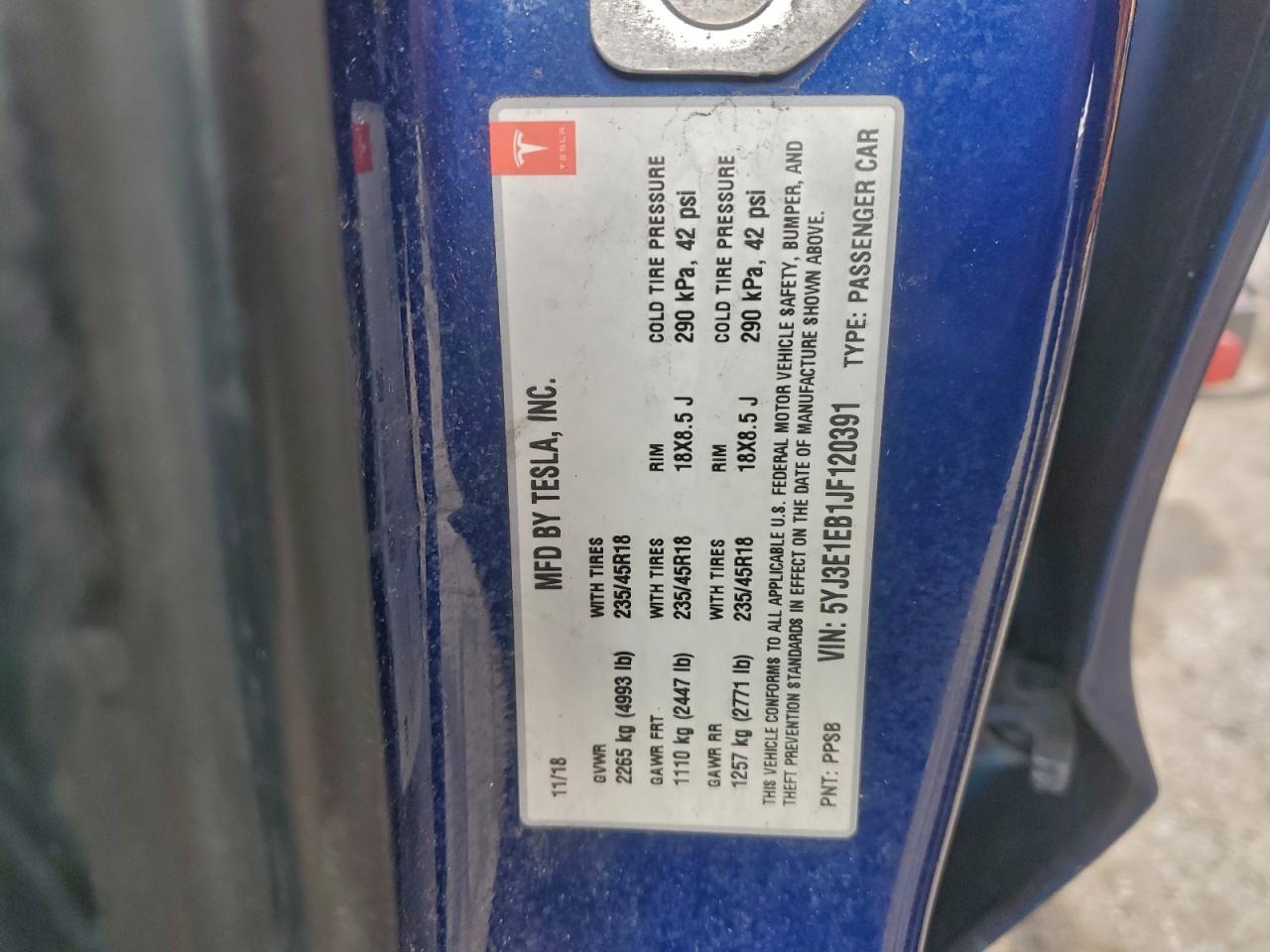 2018 Tesla Model 3