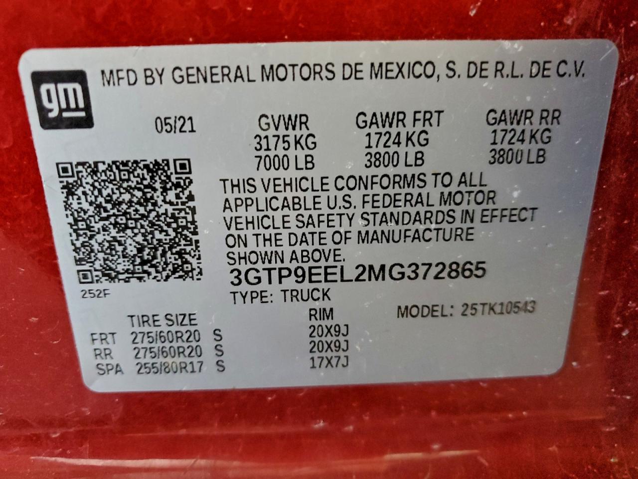 2021 GMC Sierra K1500 AT4