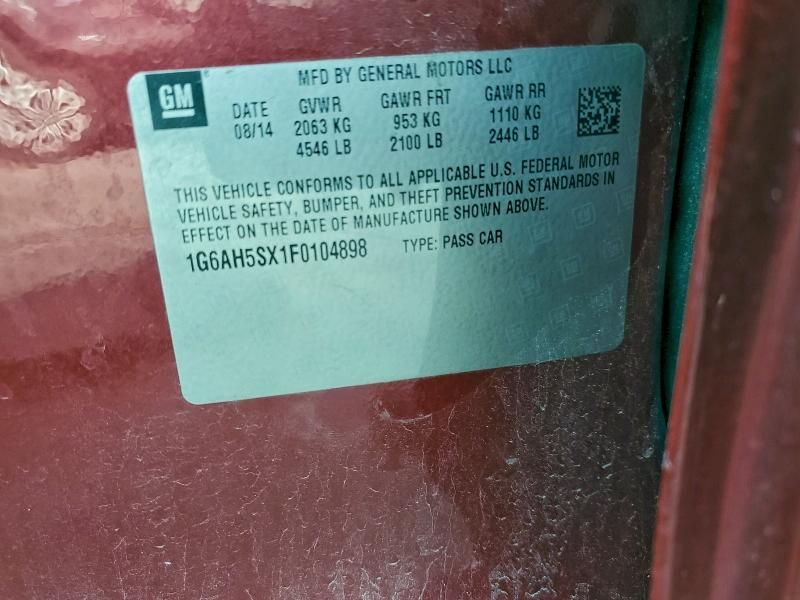 2015 Cadillac Ats Luxury