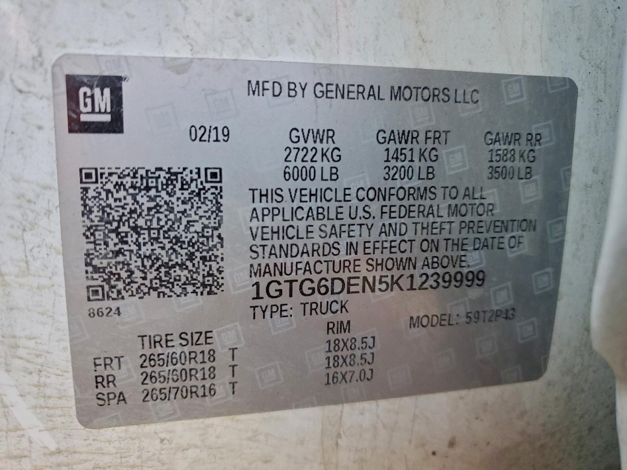 2019 GMC Canyon slt