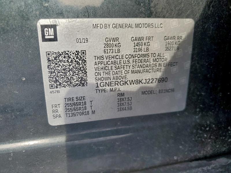 2019 Chevrolet Traverse lt