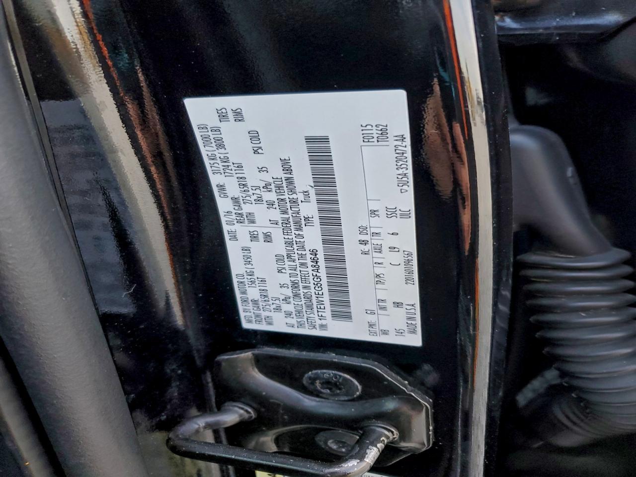2016 Ford F150 Supercrew
