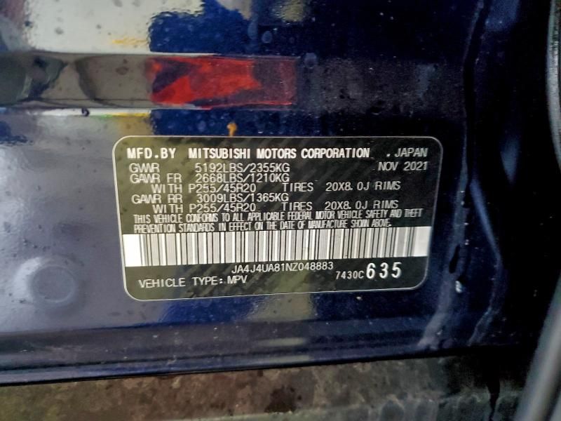 2022 Mitsubishi Outlander se