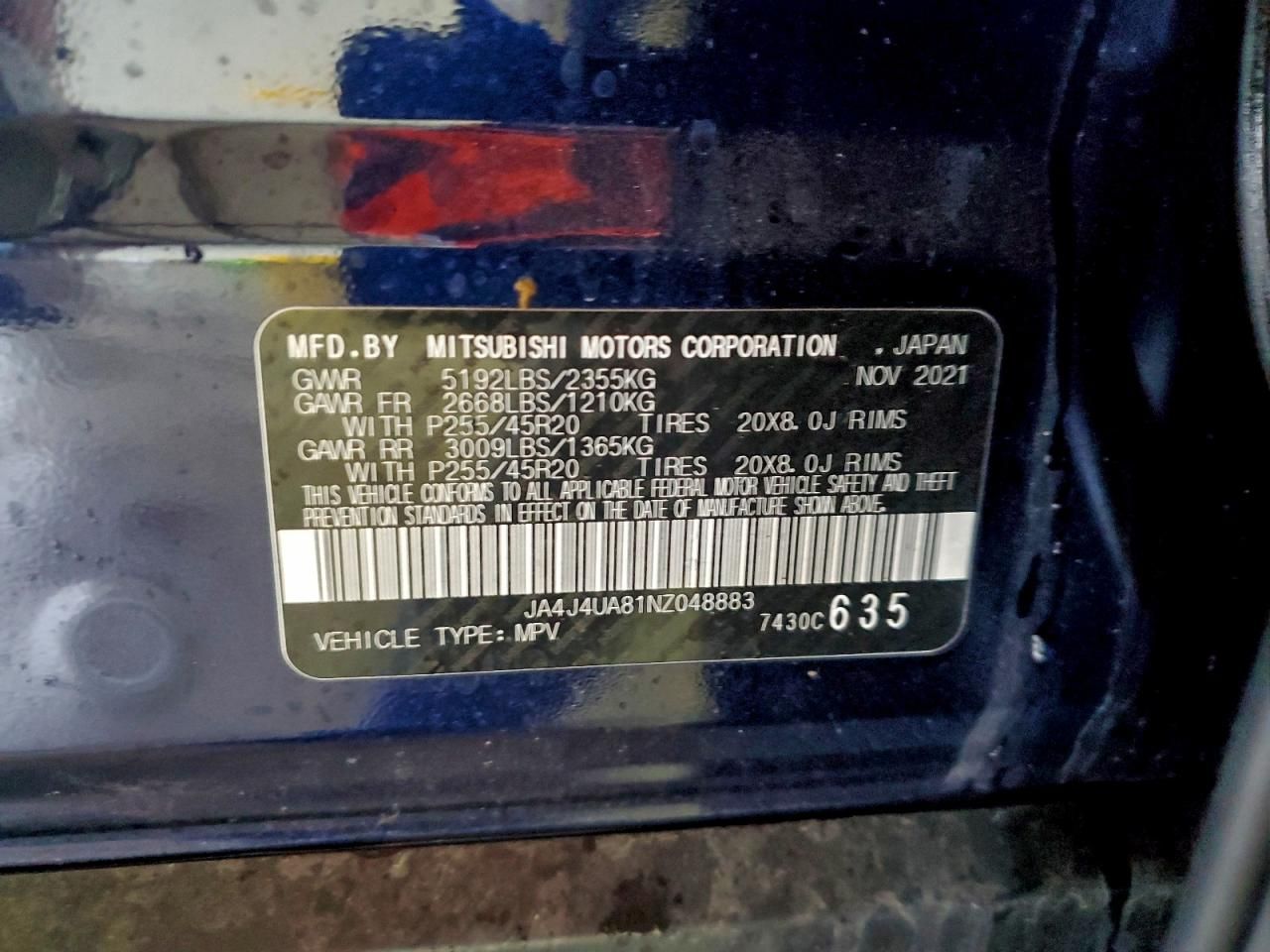 2022 Mitsubishi Outlander se