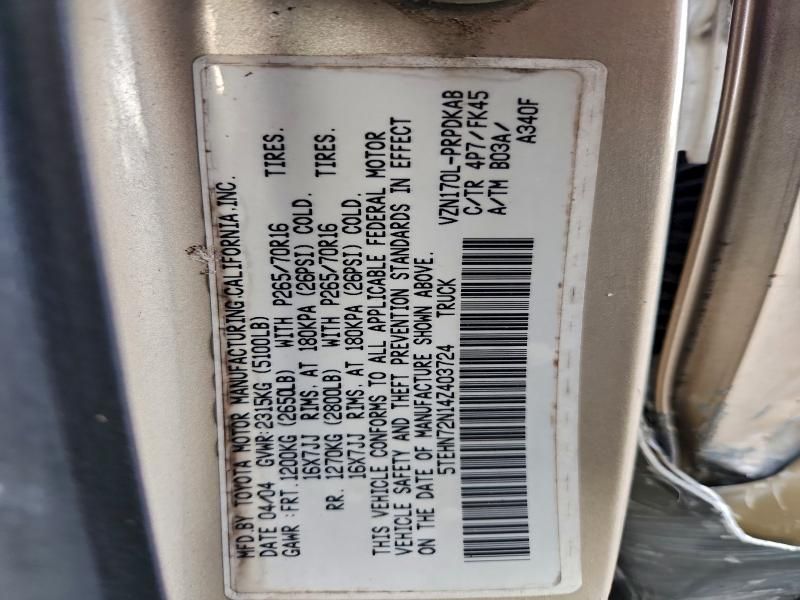 2004 Toyota Tacoma Double cab