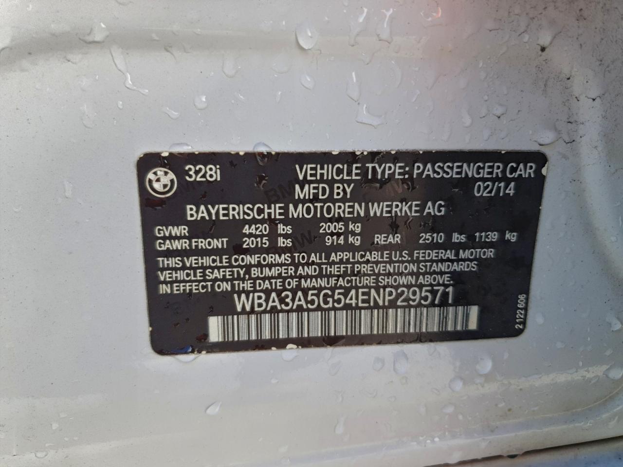 2014 BMW 328 i