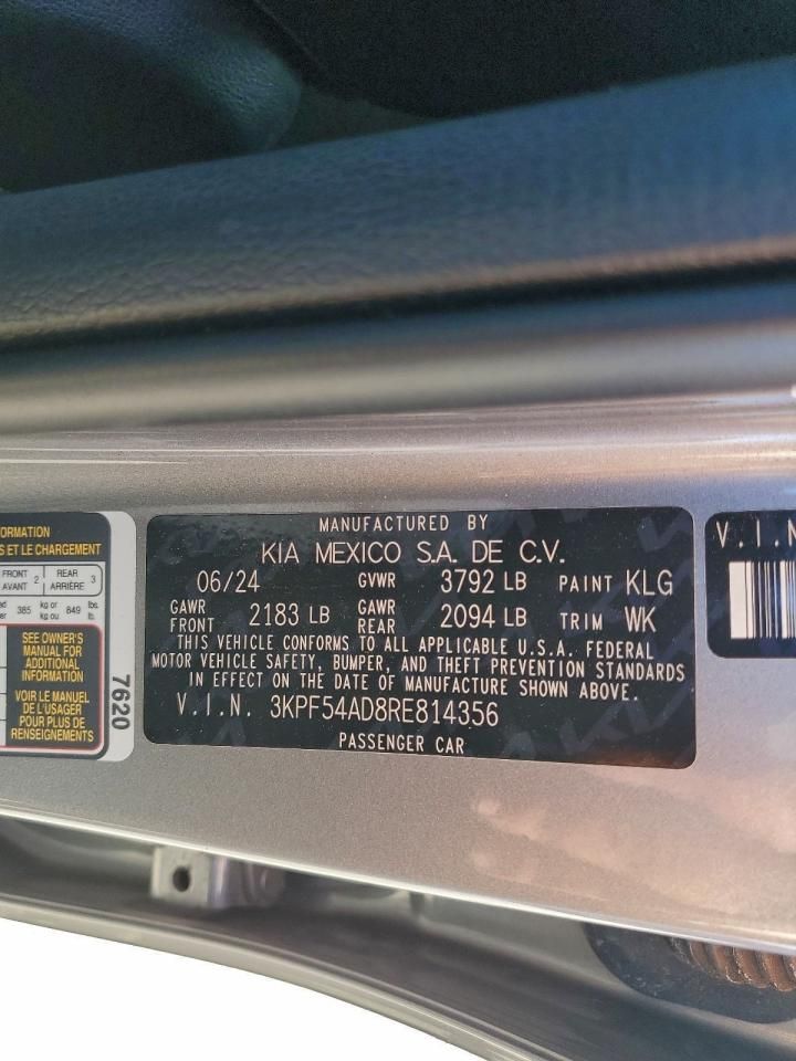 2024 KIA Forte gt Line