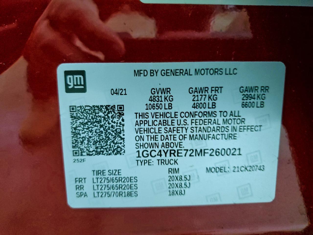 2021 Chevrolet Silverado K2500 High Country