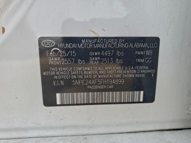 2015 Hyundai Sonata se