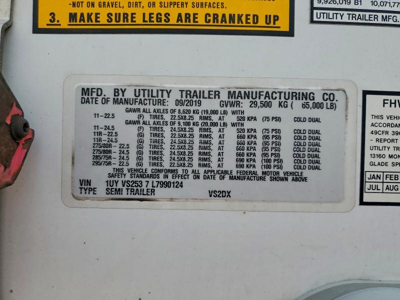 2020 Utility VS2DX DRY Van Trailer