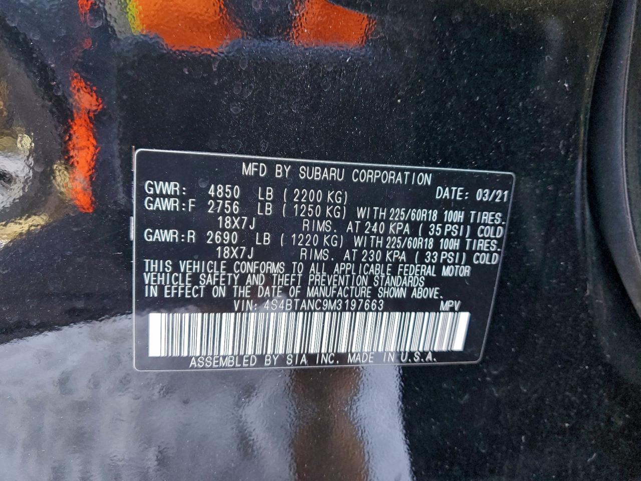 2021 Subaru Outback Limited