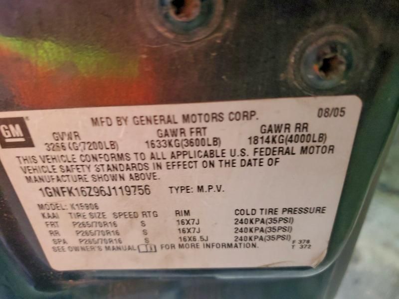 2006 Chevrolet Suburban K1500