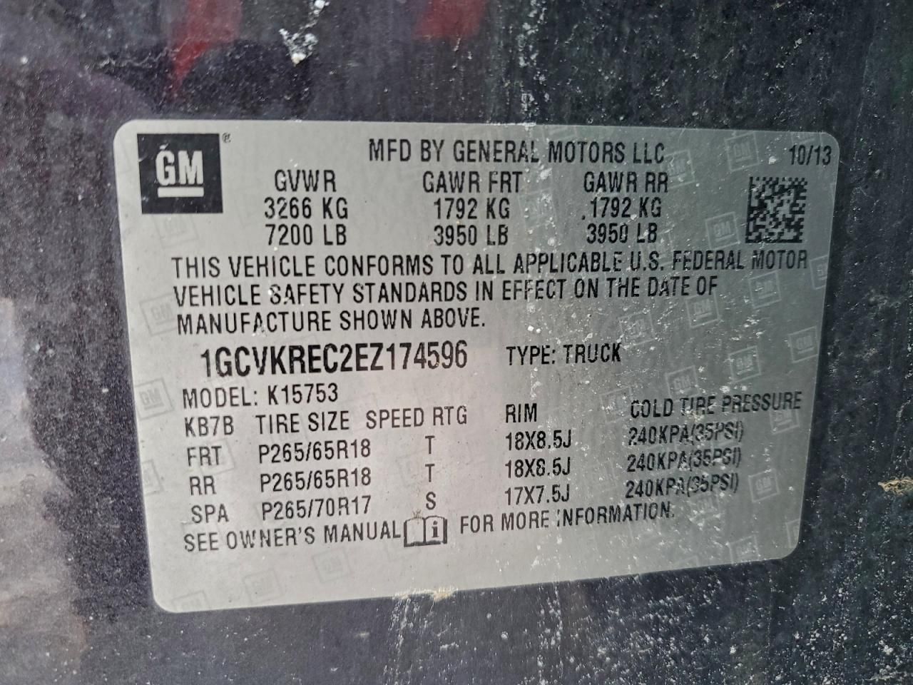 2014 Chevrolet Silverado K1500 lt