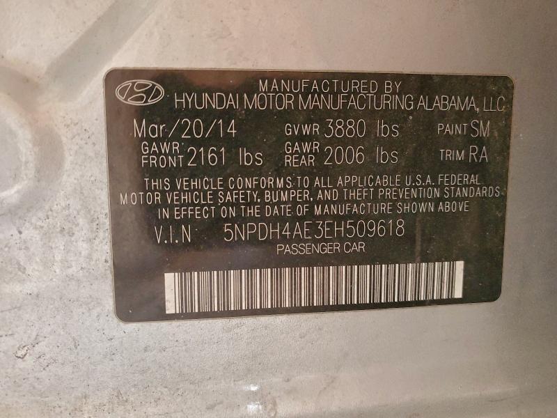 2014 Hyundai Elantra se