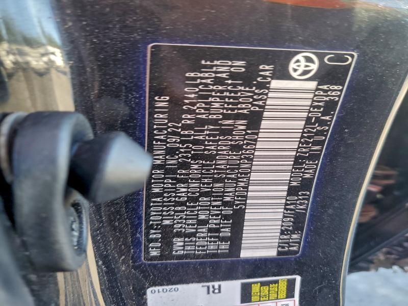 2022 Toyota Corolla l