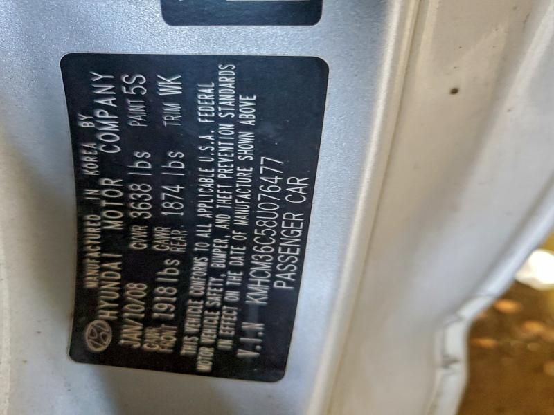 2008 Hyundai Accent gs