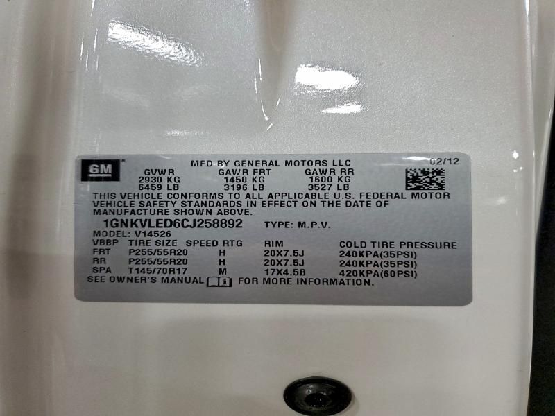 2012 Chevrolet Traverse ltz