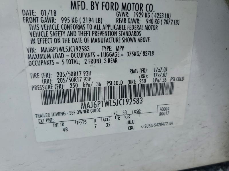 2018 Ford Ecosport Titanium
