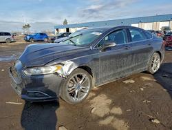 Salvage cars for sale from Copart Woodhaven, MI: 2016 Ford Fusion Titanium