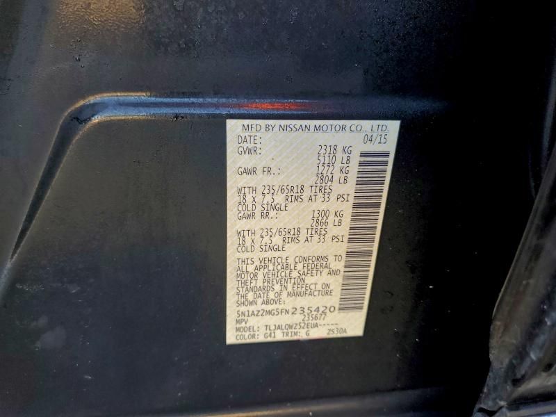 2015 Nissan Murano s